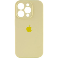 Чехол-силикон оригинал Full Camera Soft Matte iPhone 16 Pro Max (Светло-желтый / Light Yellow)