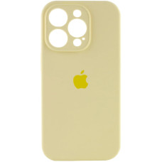 Чехол-силикон оригинал Full Camera Soft Matte iPhone 16 Pro Max (Светло-желтый / Light Yellow)