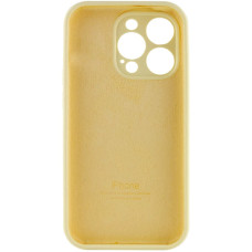 Чехол-силикон оригинал Full Camera Soft Matte iPhone 16 Pro Max (Светло-желтый / Light Yellow)