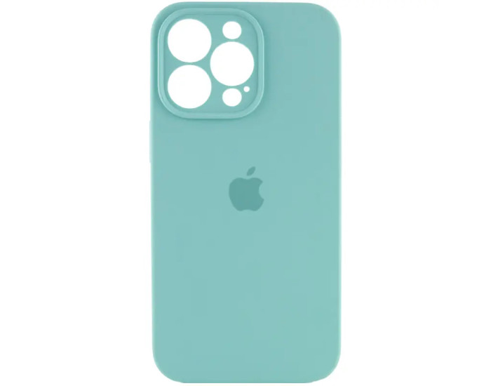 Чехол-силикон оригинал Full Camera Soft Matte iPhone 16 Pro (Бирюзовый / Turquoise)