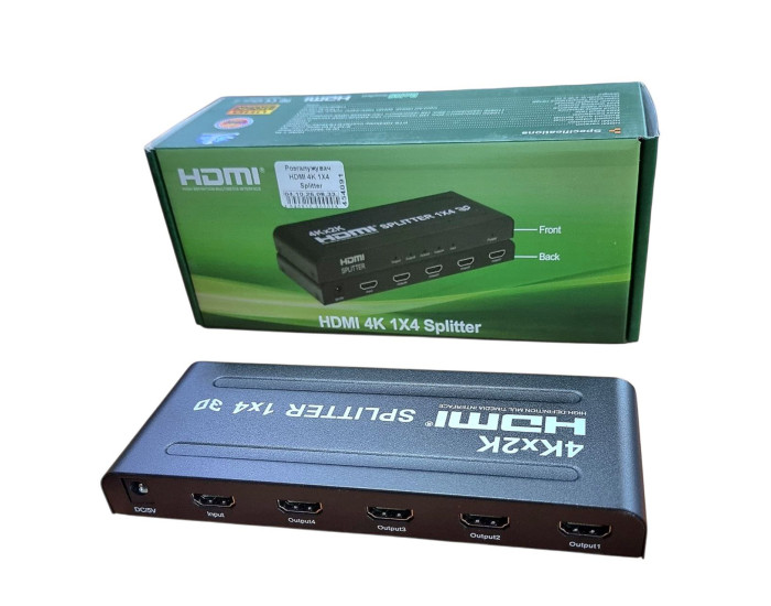 Розгалужувач HDMI 4K 1х4 Splitter