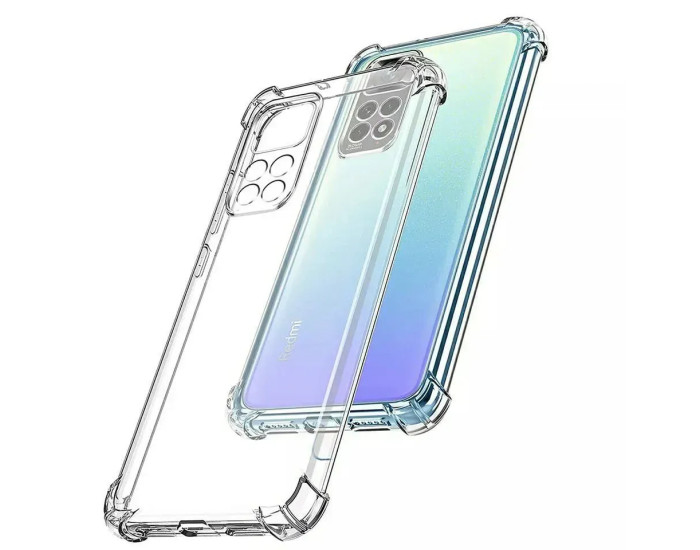 Чохол-силікон Getman Ease logo посилені кути Xiaomi Redmi Note 11 4G /Note 11S, Прозорий