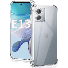 Чохол-силікон Getman Ease logo посилені кути Motorola G13, Прозорий