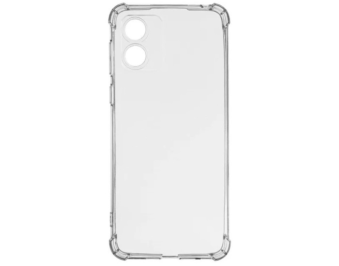 Чохол-силікон Getman Ease logo посилені кути Motorola G13, Прозорий