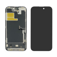 Дисплей з сенсорним екраном (модуль) iPhone 14 Pro, чорний, DD-OLED (без помилки)