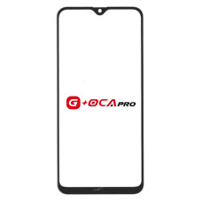 Стекло фронтальное с OCA пленкой Samsung A20 A205 /A30s A307 /M107F, черное, G+OCA PRo