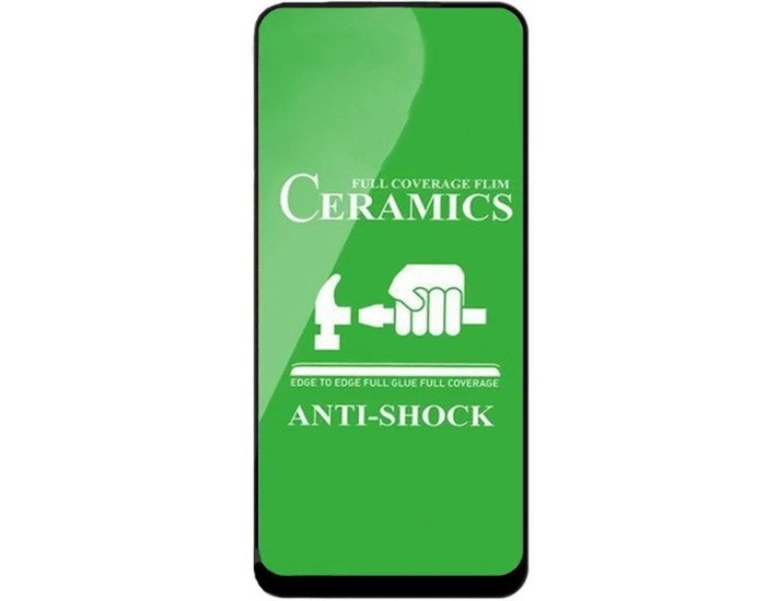 Защитное стекло Ceramic Motorola E13 4G, Black
