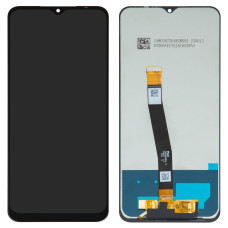 Дисплей з сенсорним екраном (модуль) Samsung A226 A22 5G, чорний, переклеювання