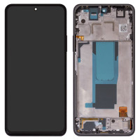 Дисплей с сенсорным экраном (модуль) Redmi Note 11 Pro Plus 5G, черный с рамкой, оригинал