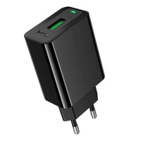 Сетевое зарядное устройство Hoco CS92A Leader QC3.0 (1USB-A) Black