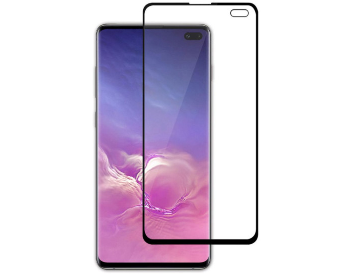 Защитное стекло 5D Full Cover Samsung G975 S10 Plus, Black