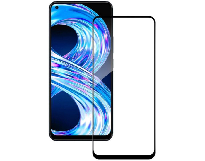 Защитное стекло Realme 8/8 Pro, 5D Black