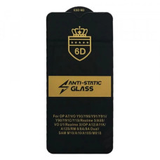 Защитное стекло 6D Anti-static Tecno Spark Go 2024 /Spark 20C, Black