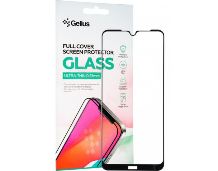 Защитное стекло Gelius Full Cover Ultra-Thin 0.25mm Xiaomi Redmi Note 13 5G, Black