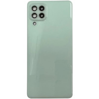Задняя крышка для Samsung A226B Galaxy A22 5G, зеленая со стеклом камеры, оригинал