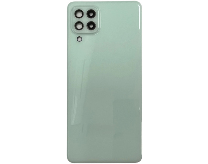 Задняя крышка для Samsung A226B Galaxy A22 5G, зеленая со стеклом камеры, оригинал