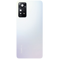 Задняя крышка для Xiaomi Redmi Note 11 Pro 4G/5G, белая со стеклом камеры, оригинал