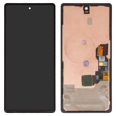 Дисплей с сенсорным экраном (модуль) Google Pixel 6a, черный с рамкой, переклейка