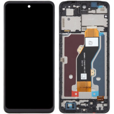 Дисплей с сенсорным экраном (модуль) ZTE Blade A75 4G /Blade V60 Design /Nubia V60 Design, черный c рамкой, оригинал