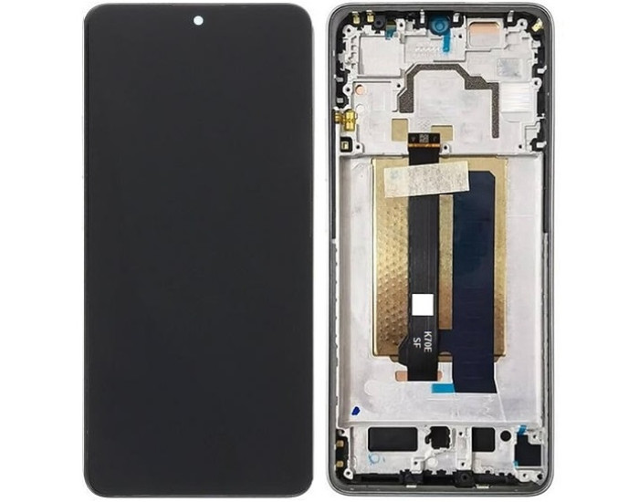 Дисплей с сенсорным экраном (модуль) Xiaomi Poco X6 Pro 5G, черный с серой рамкой, оригинал