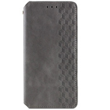 Чохол-книга шкіряний GETMAN Cubic Samsung Galaxy A57 5G, Сірий