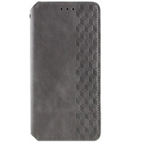Чохол-книга шкіряний GETMAN Cubic Samsung Galaxy A37 5G, Сірий