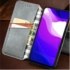 Чохол-книга шкіряний GETMAN Cubic Samsung Galaxy A37 5G, Сірий