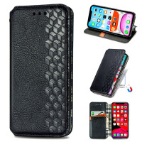 Чохол-книга шкіряний GETMAN Cubic Samsung Galaxy A37 5G, чорний