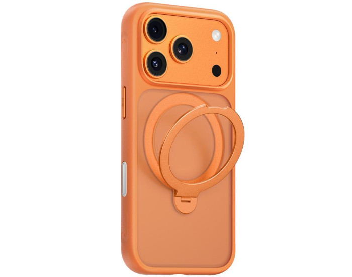 Чехол-силикон Blueo Skin Friendly 360 with MagSafe iPhone 17 Pro Max, оранжевый