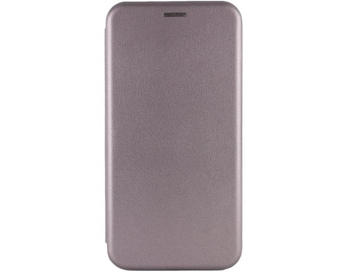 Чохол-книга шкіряний Belora Motorola Moto E13, Сірий