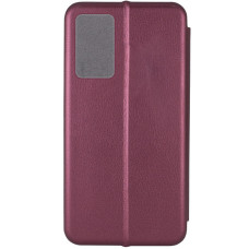Чохол-книга шкіряний Classy Motorola Moto E13, Бордовий