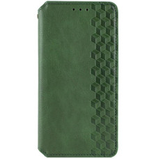 Чохол-книга шкіряний GETMAN Cubic Motorola Moto G06, Зелений