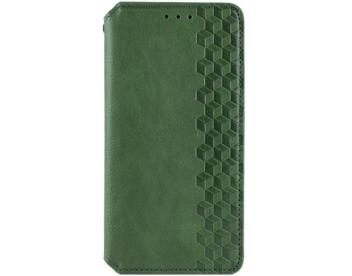 Чохол-книга шкіряний GETMAN Cubic Motorola Moto G06, Зелений