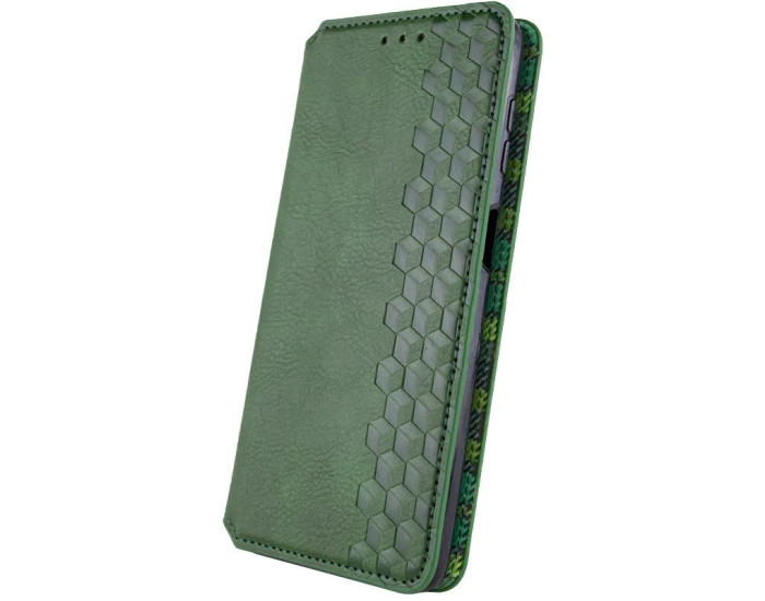 Чохол-книга шкіряний GETMAN Cubic Motorola Moto G06, Зелений