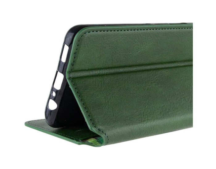 Чохол-книга шкіряний GETMAN Cubic Motorola Moto G06, Зелений