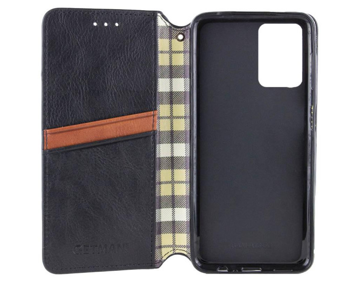 Чохол-книга шкіряний GETMAN Cubic Motorola Moto G06, чорний