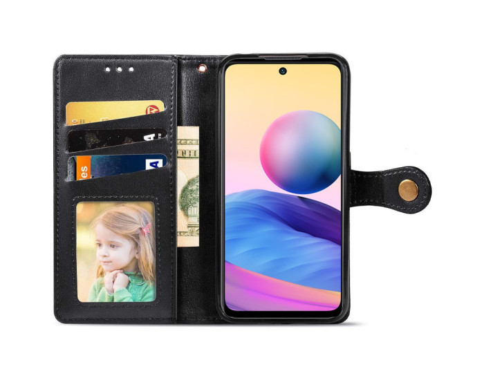 Чохол-книга шкіряний GETMAN Gallant Motorola Moto G15 4G, чорний