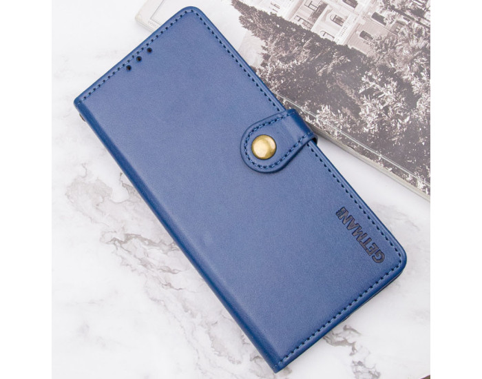 Чохол-книга шкіряний GETMAN Gallant Motorola Moto G15 4G, синій