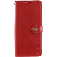 Чехол-книга Кожаный GETMAN Gallant Motorola Moto G15 4G, красный