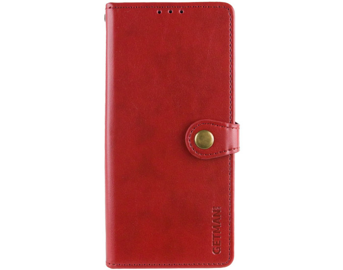 Чохол-книга шкіряний GETMAN Gallant Motorola Moto G15 4G, червоний