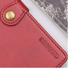 Чохол-книга шкіряний GETMAN Gallant Motorola Moto G15 4G, червоний