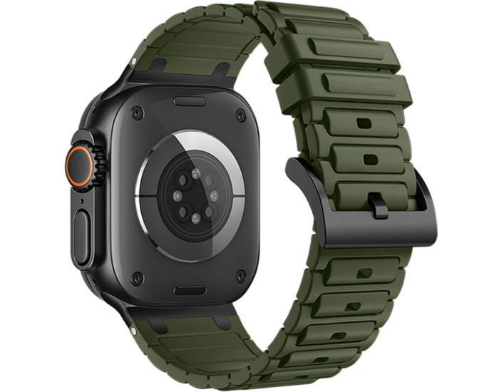 Ремешок для Apple Watch HOCO iWatch WA35 Silicone strap 44/45/46/49mm Army green