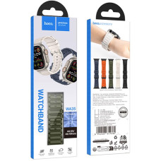 Ремешок для Apple Watch HOCO iWatch WA35 Silicone strap 44/45/46/49mm Army green