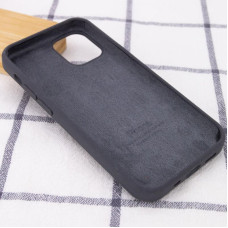 Чехол-силикон оригинал Full Soft Matte iPhone 13 (Серый / Dark Grey)
