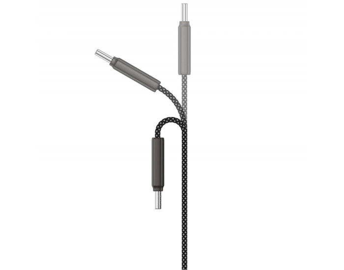 Кабель Proove Airline Type-C to Type-C (60W/1m) черный