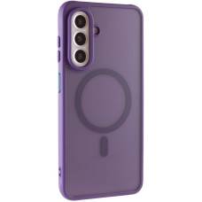 Чехол-силикон TPU Bloom with MagSafe Samsung A37 5G, фиолетовый