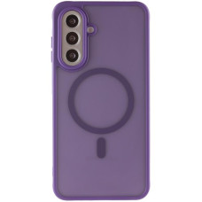 Чехол-силикон TPU Bloom with MagSafe Samsung A37 5G, фиолетовый