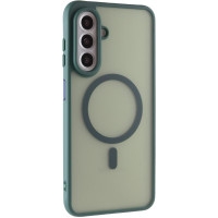 Чехол-силикон TPU Bloom with MagSafe Samsung A37 5G, зеленый