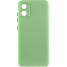 Чохол-силікон GETMAN Liquid Silk Full Camera Motorola Moto E13, Фісташковий