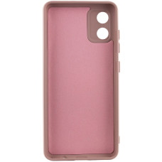 Чохол-силікон GETMAN Liquid Silk Full Camera Motorola Moto E13, Pink sand